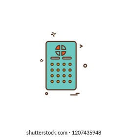 Remote icon design vector