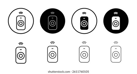 Remote icon Flat line symbol