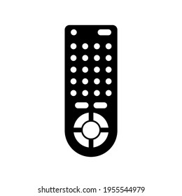 Icono remoto en fondo blanco