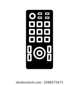 Remote icon on white background