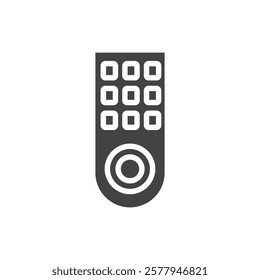 Remote icon Simple thin line flat symbol