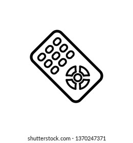 Remote icon, symbol for web and mobile.