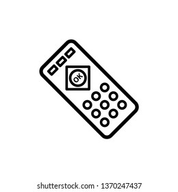 Remote icon, symbol for web and mobile.