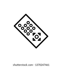 Remote icon, symbol for web and mobile.