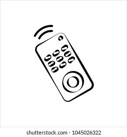 Remote Icon, Remote Vector Art Illustration