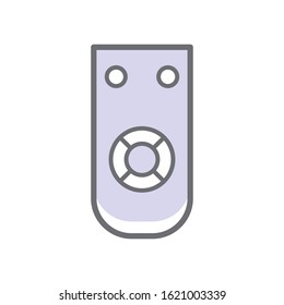 Remote icon vector design template