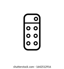Remote icon vector design template 