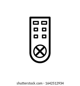Remote icon vector design template 