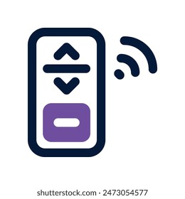 remote icon. vector dual tone icon for your website, mobile, presentation, and logo design.