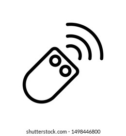 Remote icon vector flat illustration design template