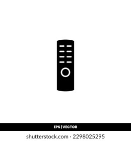 Plantilla de logotipo de ilustración de vector de icono remoto para muchos fines. Aislado sobre fondo blanco.
