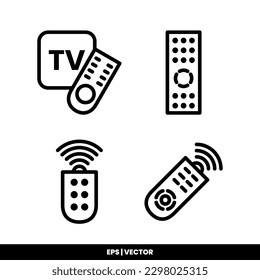 Remote icon vector illustration logo template for many purpose. Isolated on white background.