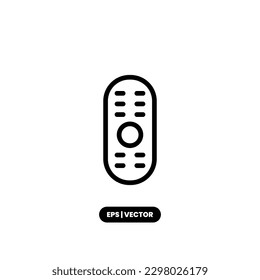 Remote icon vector illustration logo template for many purpose. Isolated on white background.