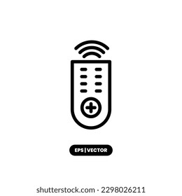 Remote icon vector illustration logo template for many purpose. Isolated on white background.