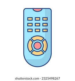 Remote icon vector on trendy design