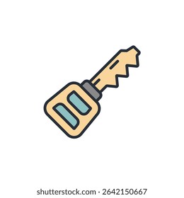 remote key icon collection .design style with background