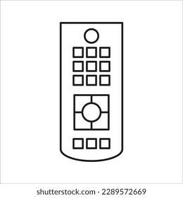 remote line new vector icon