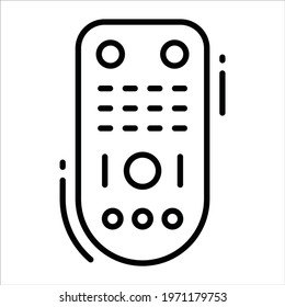 Remote line vector Icon. that can be easily modified or edit