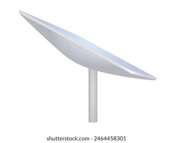 Remote location antenna. vector illustration