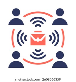 Remote Management Icon Element for Design