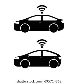 remote sensing system of smart car vehicle front view