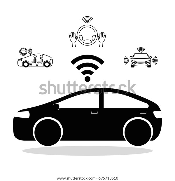 remote\
sensing system of smart car vehicle front\
view