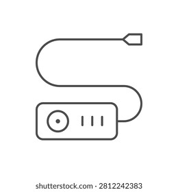 Remote shutter release line icon