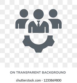 remote support icon. Trendy flat vector remote support icon on transparent background from Internet Security and Networking collection. 