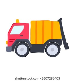 remote toy car cartoon. control model, fast wheels, track play remote toy car sign. isolated symbol vector illustration
