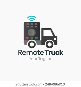 Remote Truck Logo Vector Template Design. Good for Business, Startup, Agency, and Organization