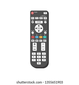 Remote TV Control isolated on white background