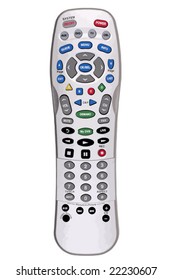 Remote TV Control. Isolated. VECTOR