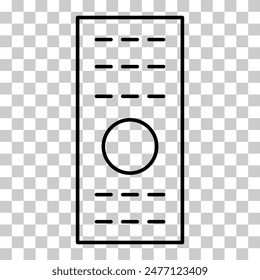 Remote tv device icon, control technology media television sign, web digital vector illustration .