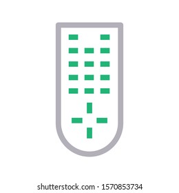 remote vector colour line icon 