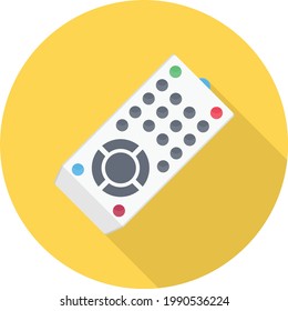 remote vector flat colour icon