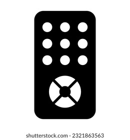 Remote Vector Glyph Icon For Personal And Commercial Use.

