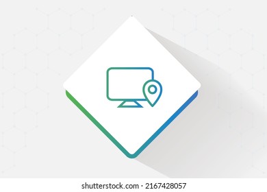 Remote Work Enablement Icon Vector Design