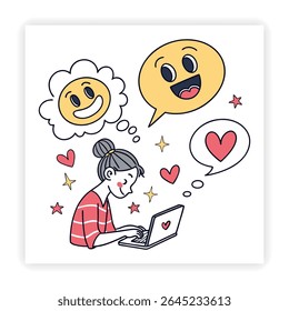 Remote Work and Freelancing Doodle Icons
