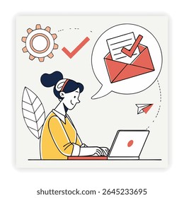 Trabajo remoto e iconos de Doodle independientes