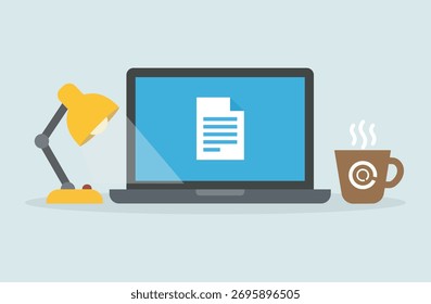 Trabajo remoto y productividad de la oficina en casa