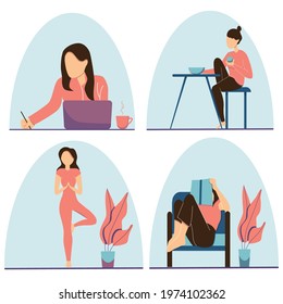 remote work at home on self-isolation
