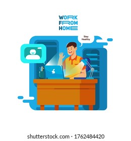Remote work is a model or employment agreement in which employees gain flexibility in working in terms of place and time of work with the help of telecommunication technology
