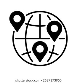 Remote working, Online working, data transfer symbol.