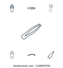 Removal icon. collection of 7 removal outline icons such as electric razor, razor. editable removal icons for web and mobile.