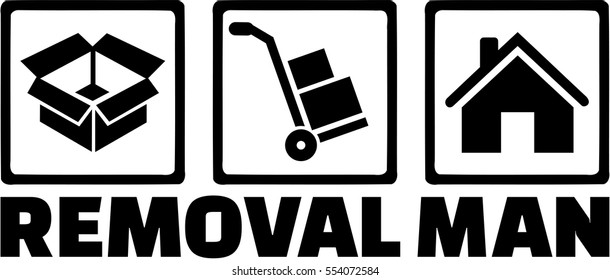 Removal man icons