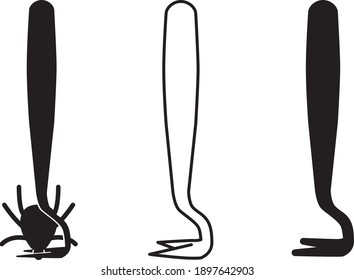 removal ticks icon, vector illustration	
