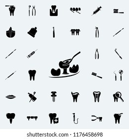 removal of a tooth icon. Detailed set of Dental icons. Premium quality graphic design sign. One of the collection icons for websites, web design, mobile app