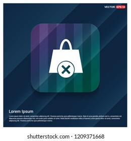 remove bag of purse - Free vector icon