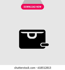 Remove from Bag Vector Icon, The symbol of removing sign. Simple, modern flat vector illustration for mobile app, website or desktop app  