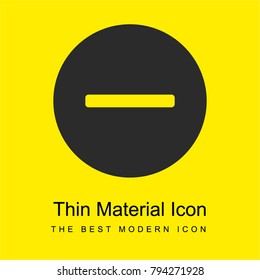Remove bright yellow material minimal icon or logo design